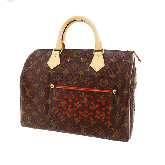 LOUIS VUITTON M95182 Speedy 30 Monogram Perfot Handbag Brown Women's - Picture 3 of 8